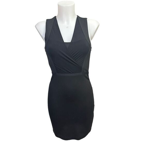 ALL SAINTS Black ECHO Sleeveless‎ Bodycon DRESS VNeck size XS NEW - Picture 1 of 8